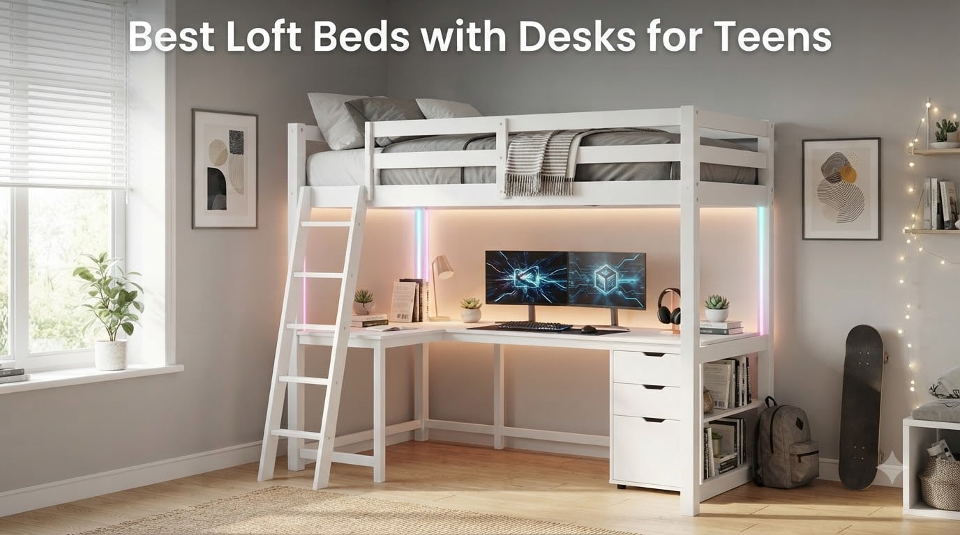 Best Loft Beds with Desks for Teens