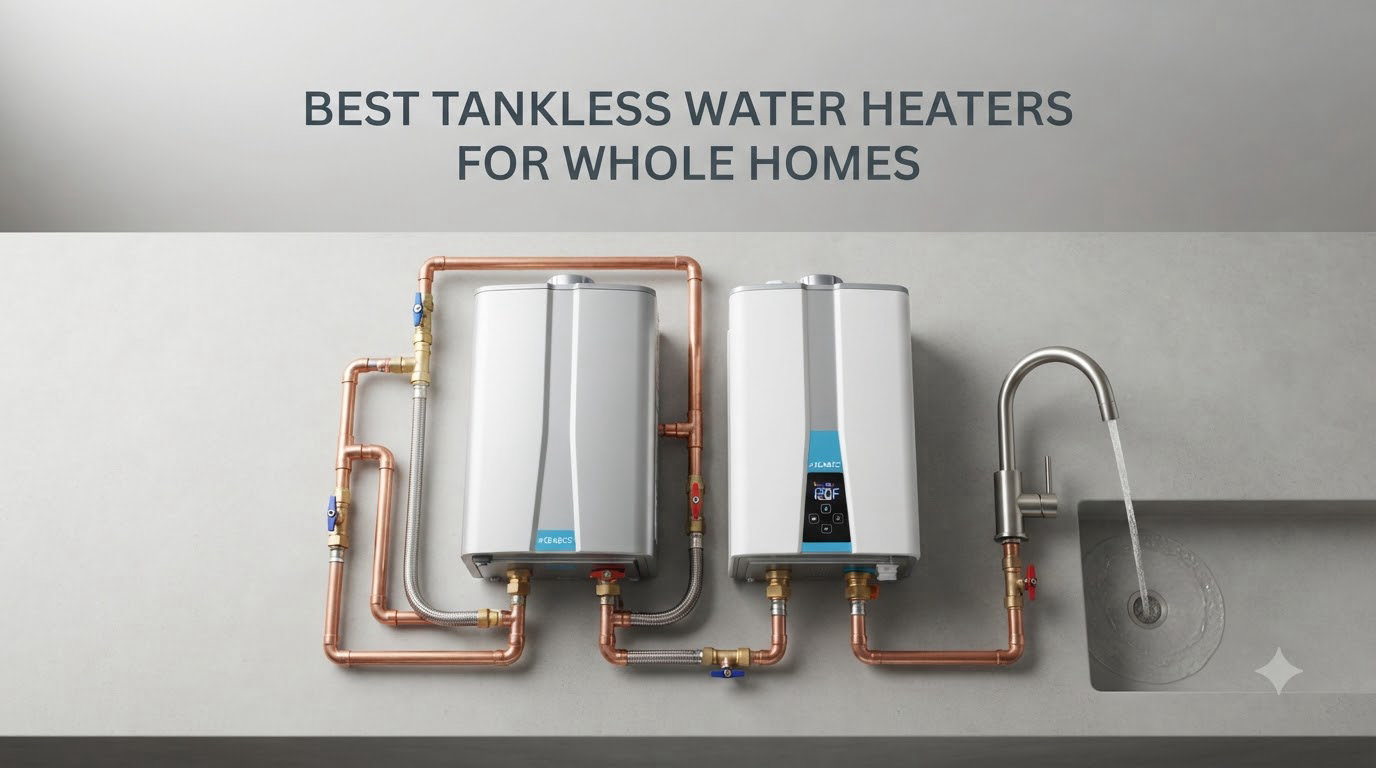 Best Tankless Water Heaters for Whole Homes