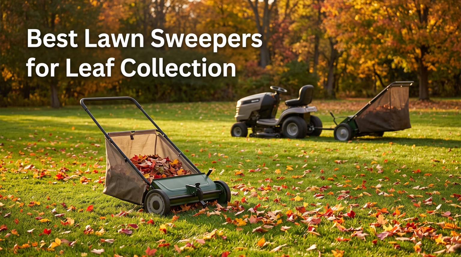 Best Lawn Sweepers for Leaf Collection