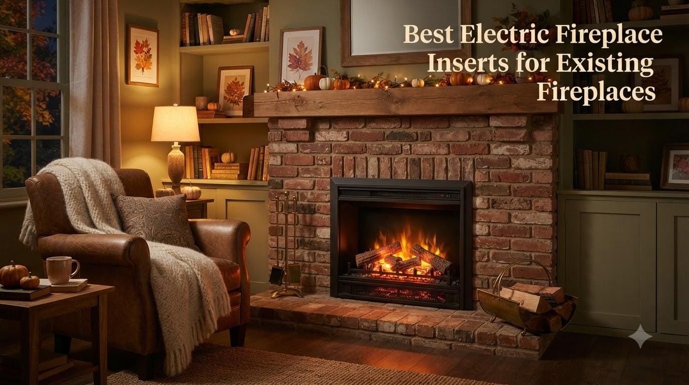 Best Electric Fireplace Inserts for Existing Fireplaces