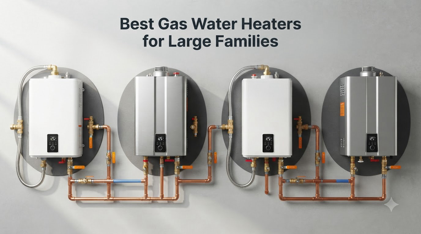 Best Gas Water Heaters for Large Families