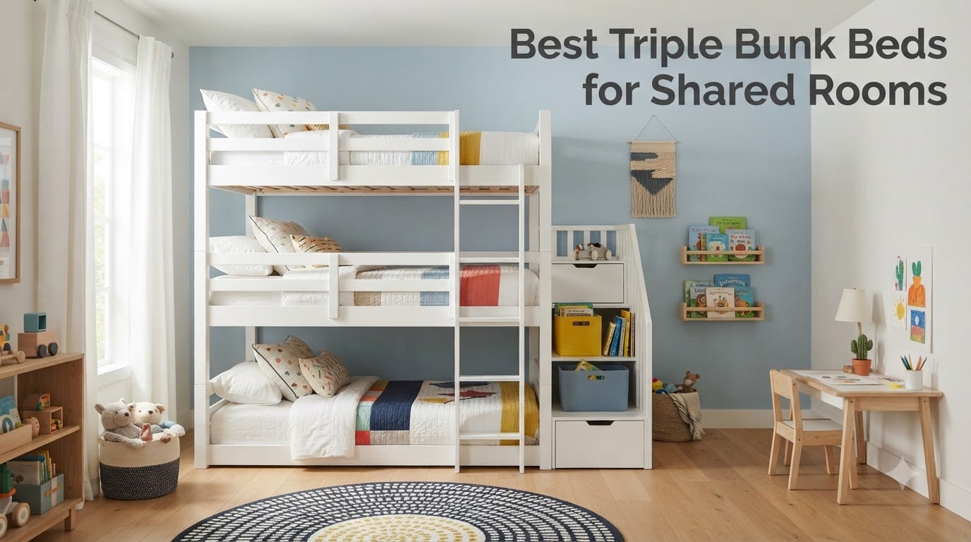 Best Triple Bunk Beds for Shared Rooms