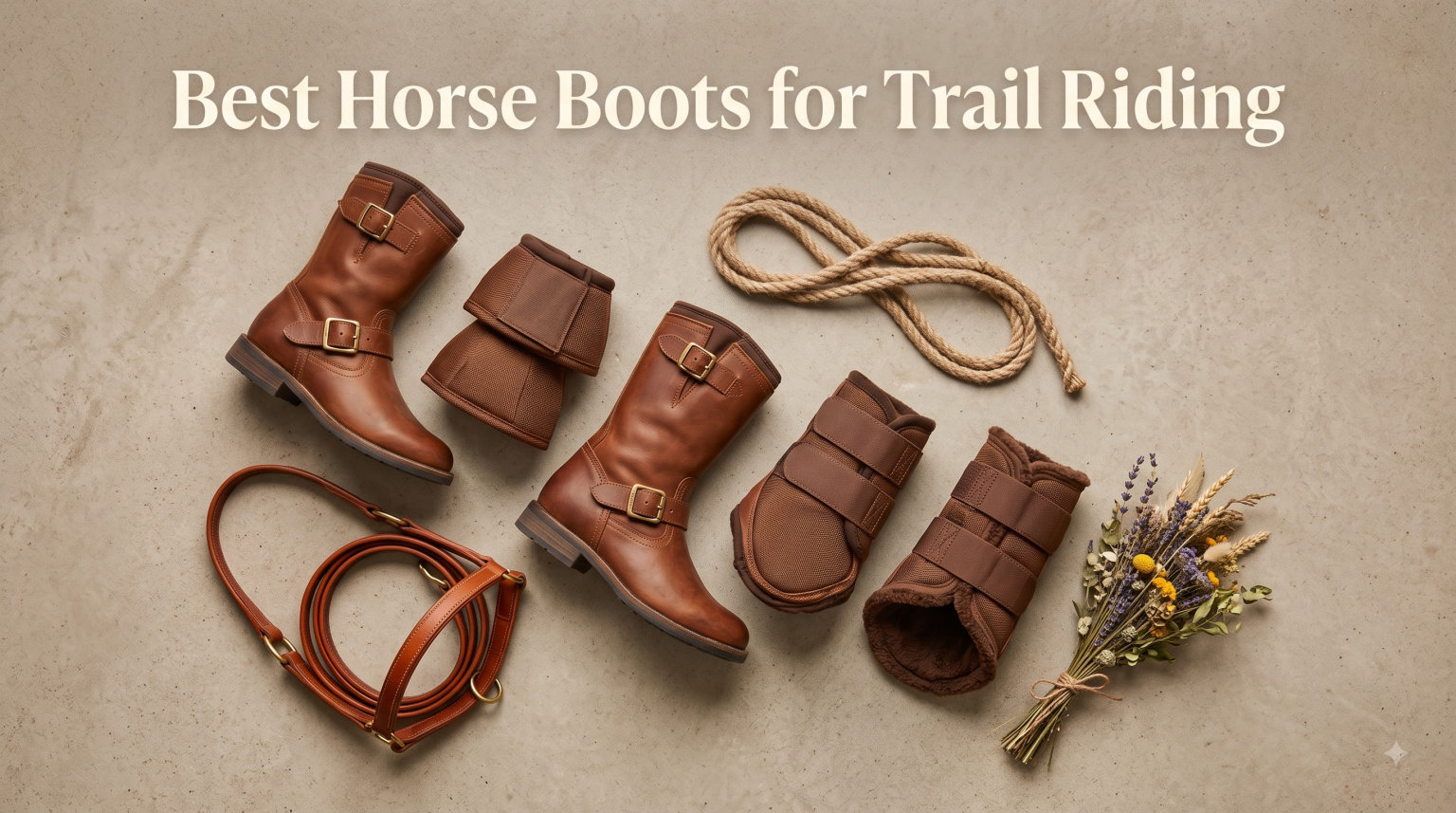 Best Horse Boots for Trail Riding