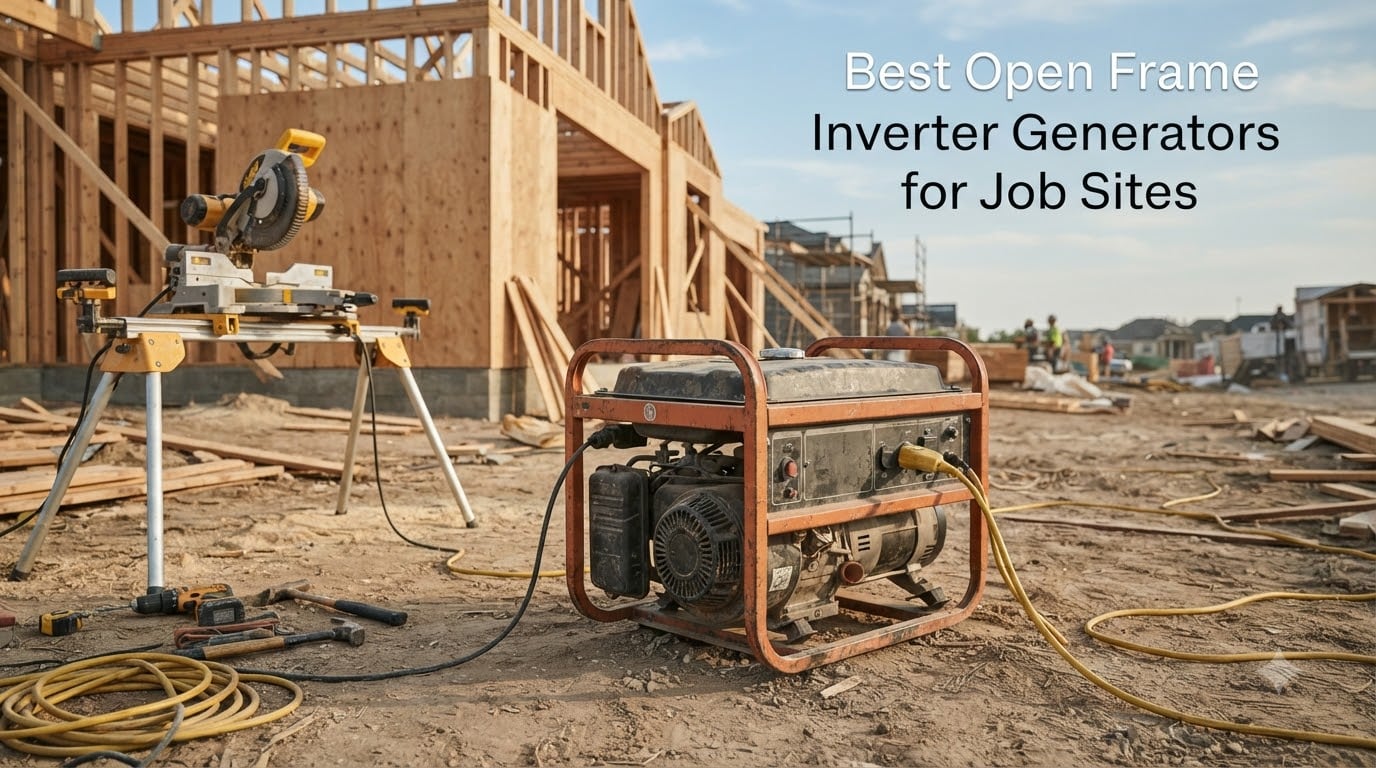 Best Open Frame Inverter Generators for Job Sites
