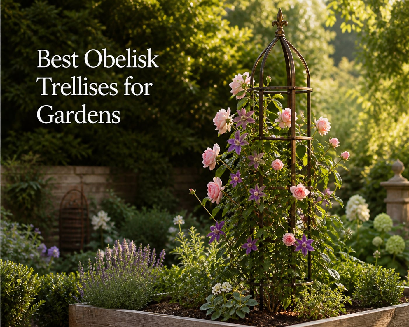 Best Obelisk Trellises for Gardens