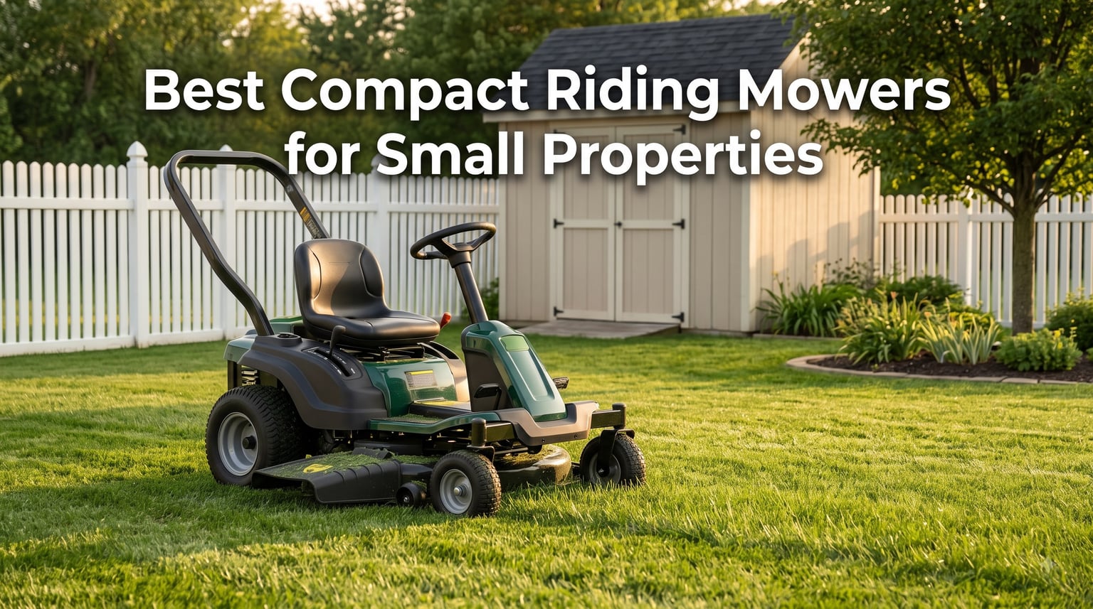Best Compact Riding Mowers for Small Properties