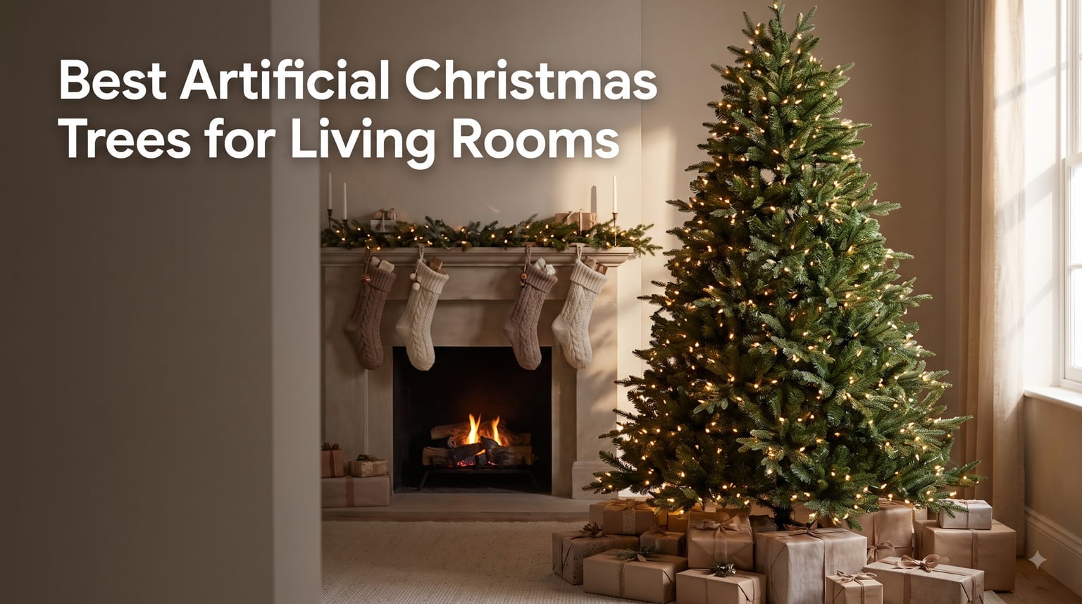 Best Artificial Christmas Trees for Living Rooms