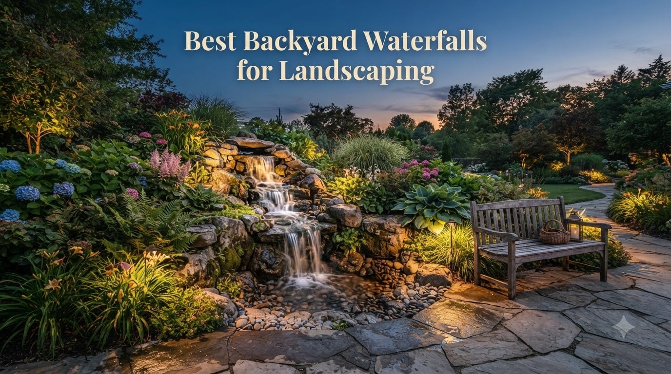 Best Backyard Waterfalls for Landscaping