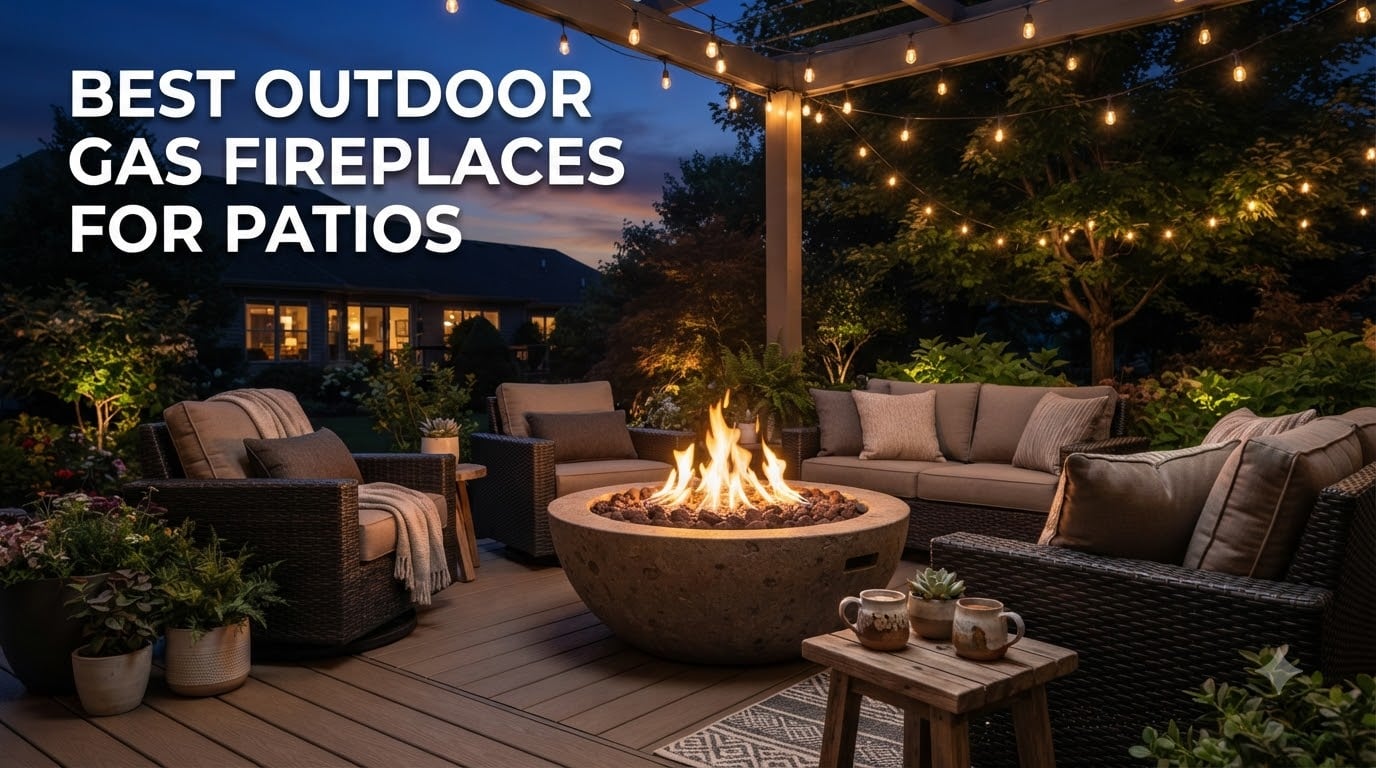 Best Outdoor Gas Fireplaces for Patios