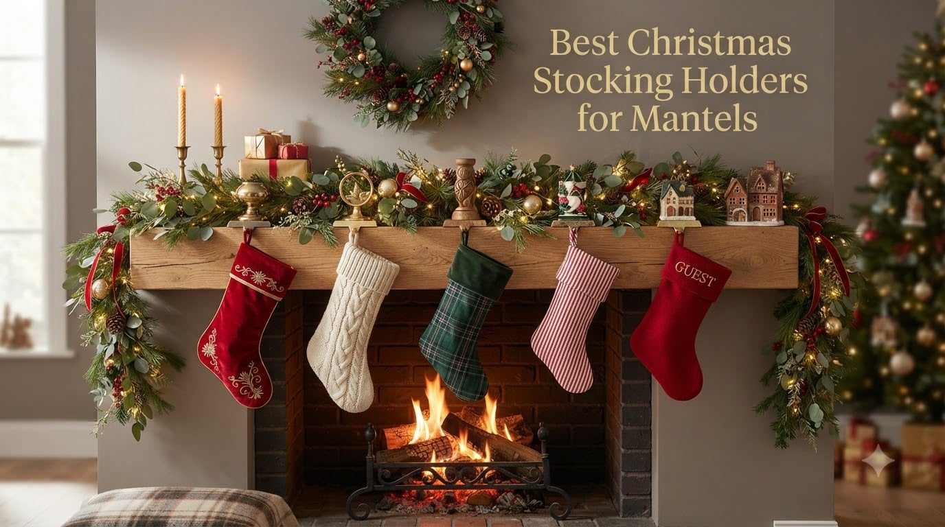 Best Christmas Stocking Holders for Mantels