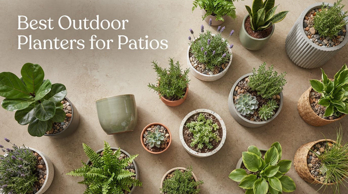 Best Outdoor Planters for Patios