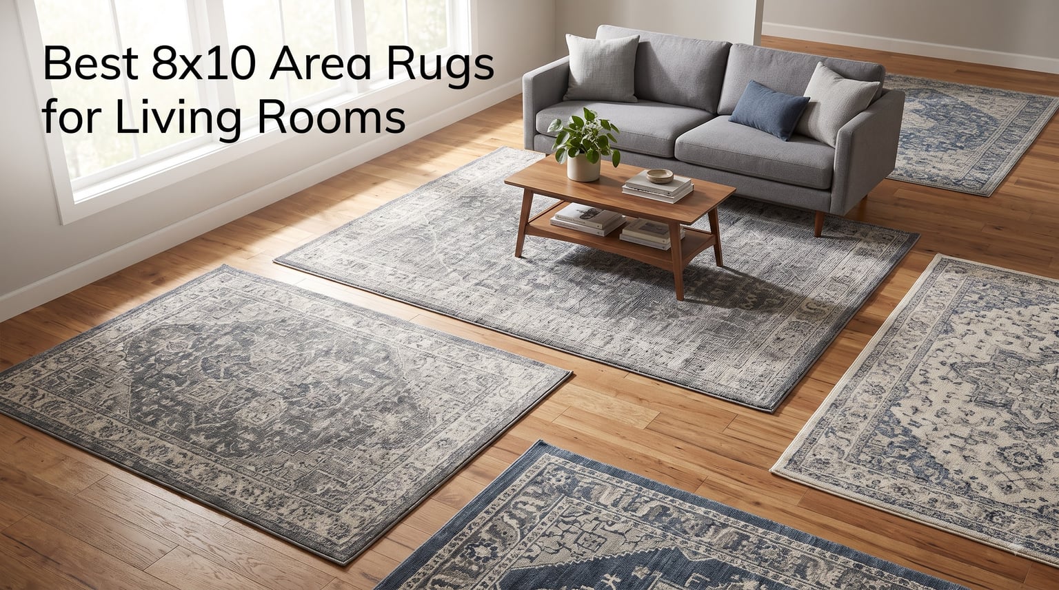 Best 8x10 Area Rugs for Living Rooms
