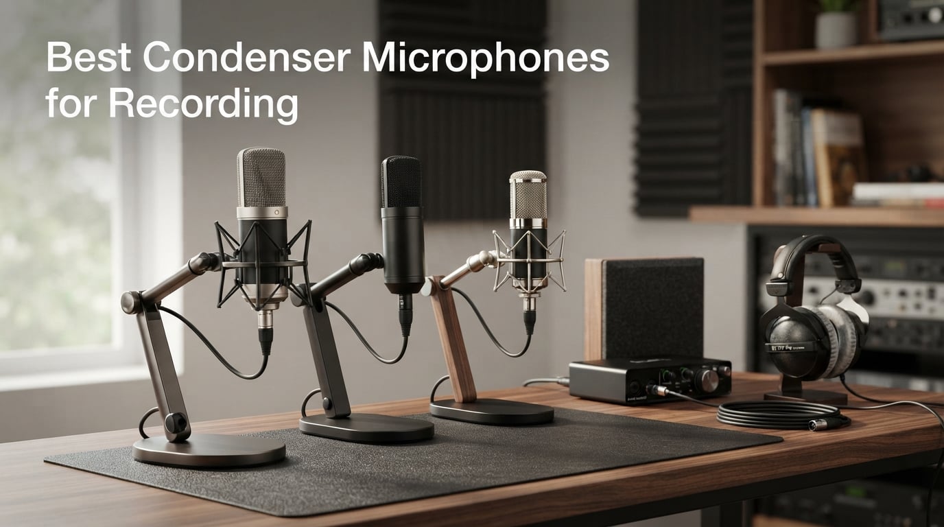 Best Condenser Microphones for Recording