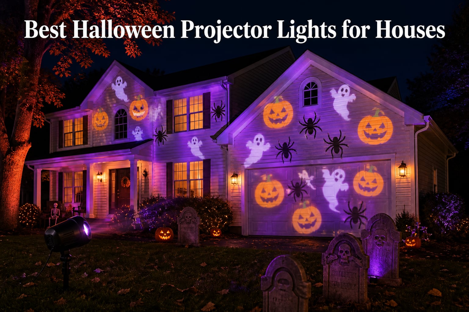 Best Halloween Projector Lights for Houses
