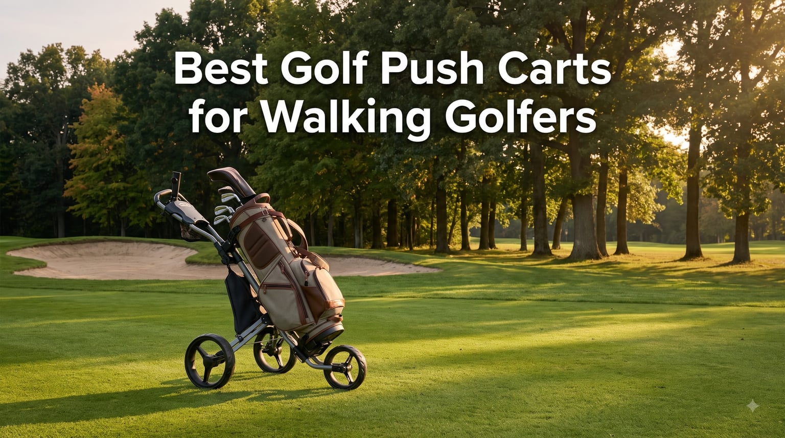 Best Golf Push Carts for Walking Golfers