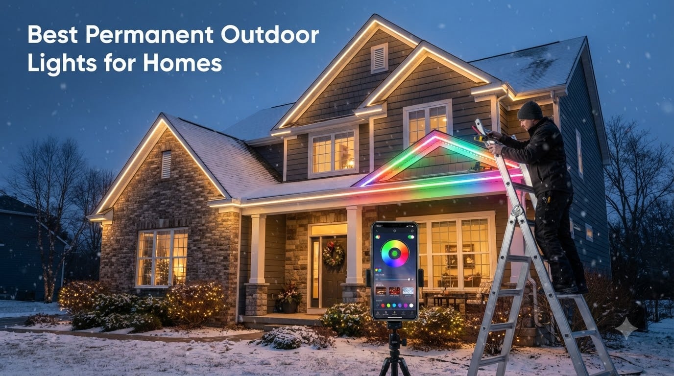 Best Permanent Outdoor Lights for Homes