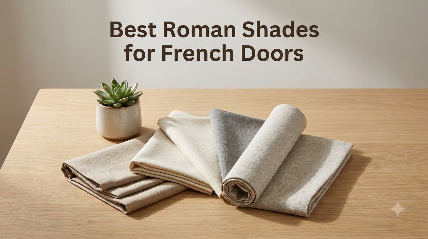 Best Roman Shades for French Doors
