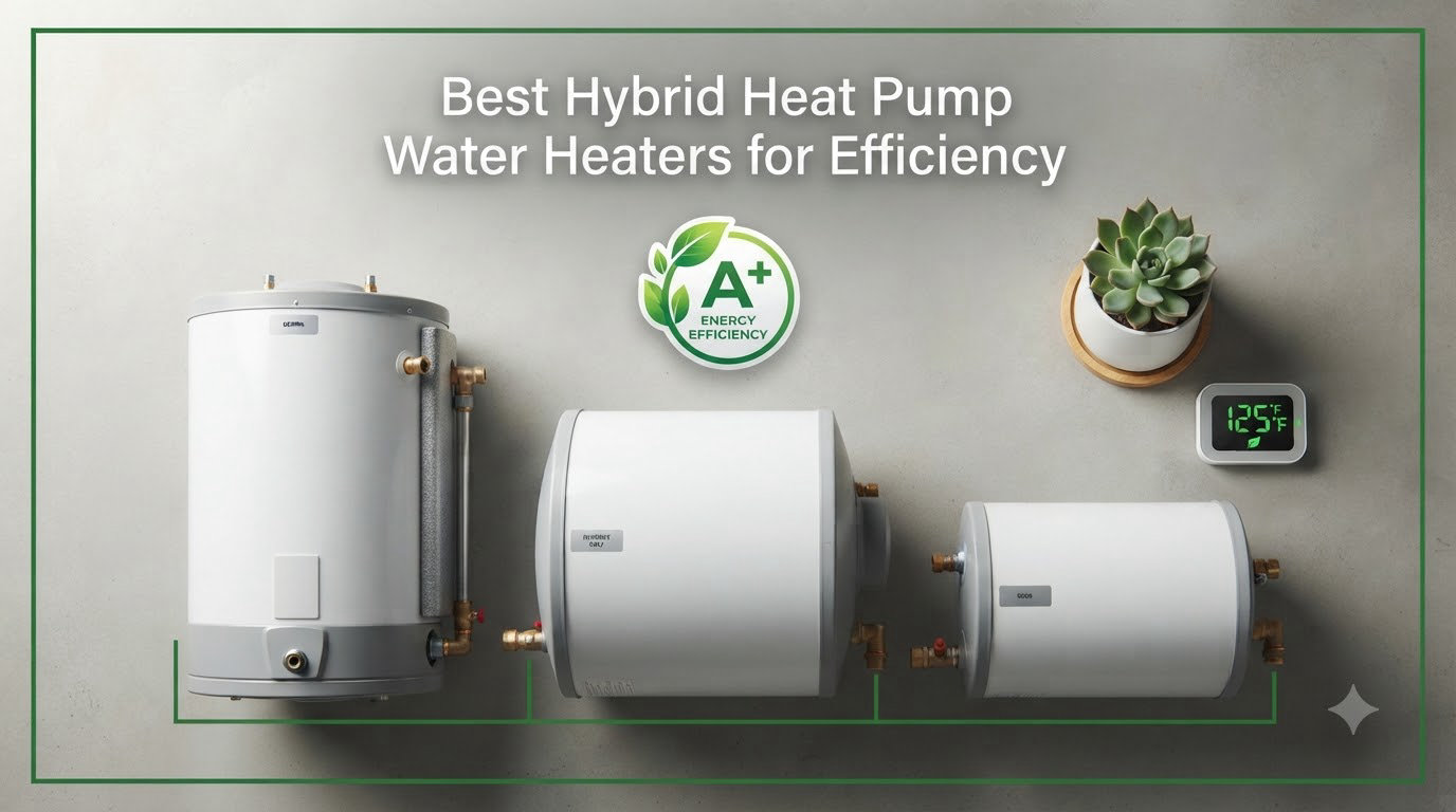 Best Hybrid Heat Pump Water Heaters for Efficiency