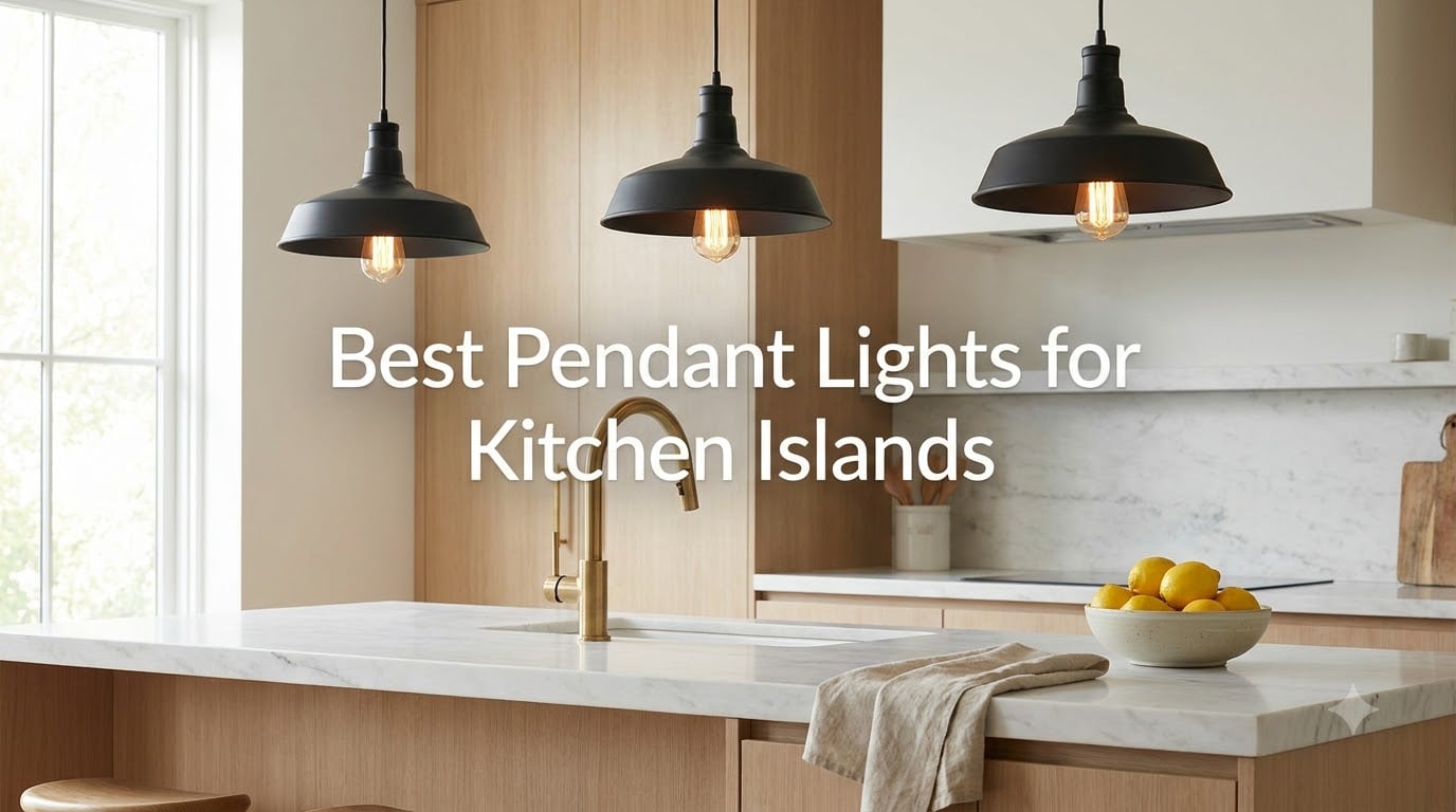 Best Pendant Lights for Kitchen Islands