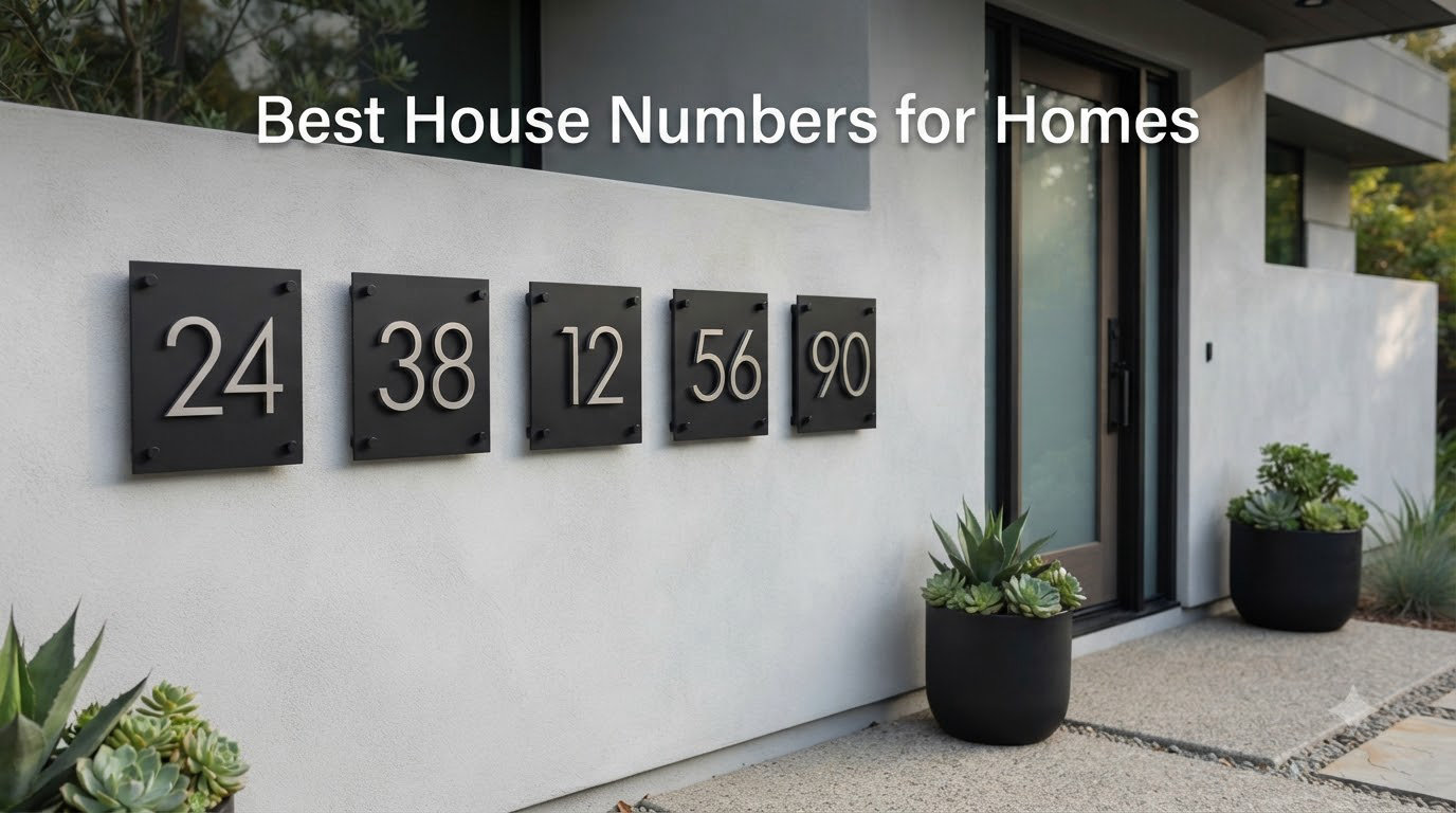 Best House Numbers for Homes