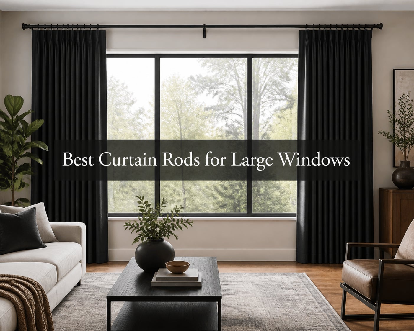 Best Curtain Rods for Large Windows