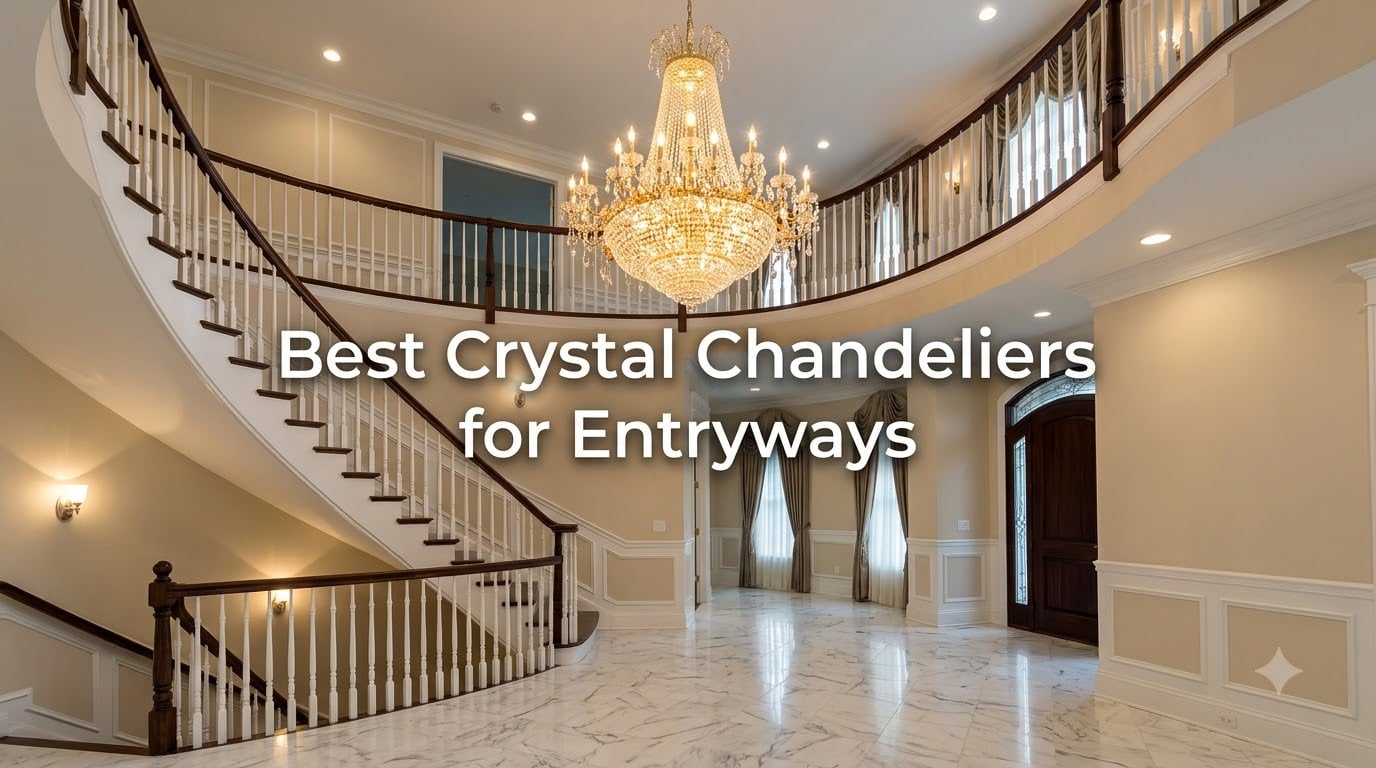 Best Crystal Chandeliers for Entryways