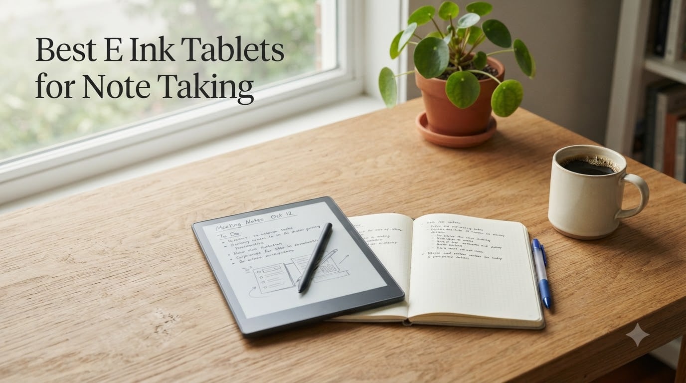 Best E Ink Tablets for Note Taking