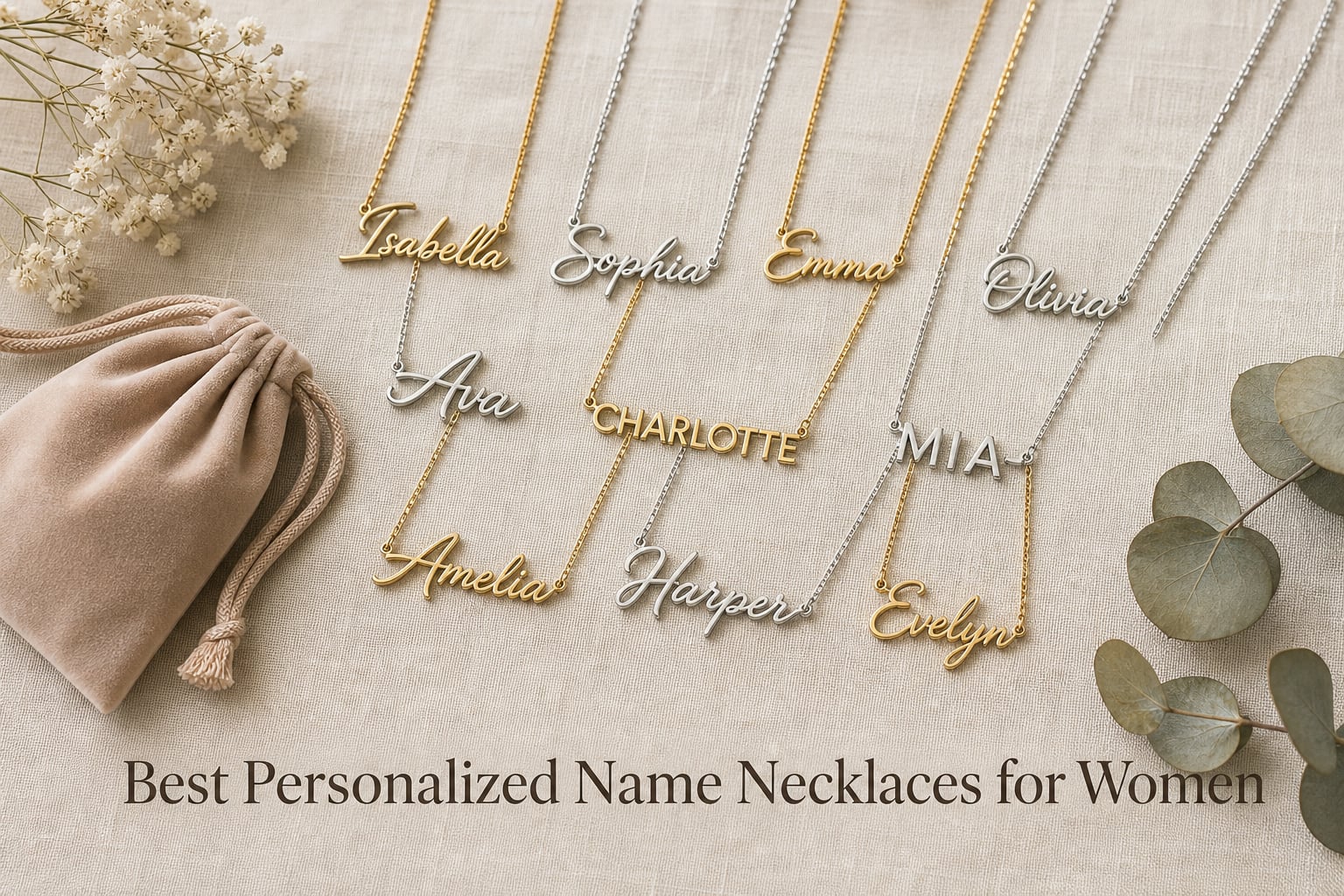 Best Personalized Name Necklaces for Women