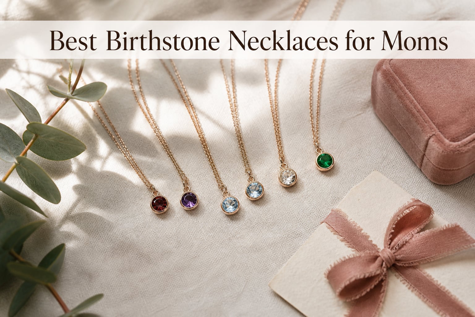 Best Birthstone Necklaces for Moms
