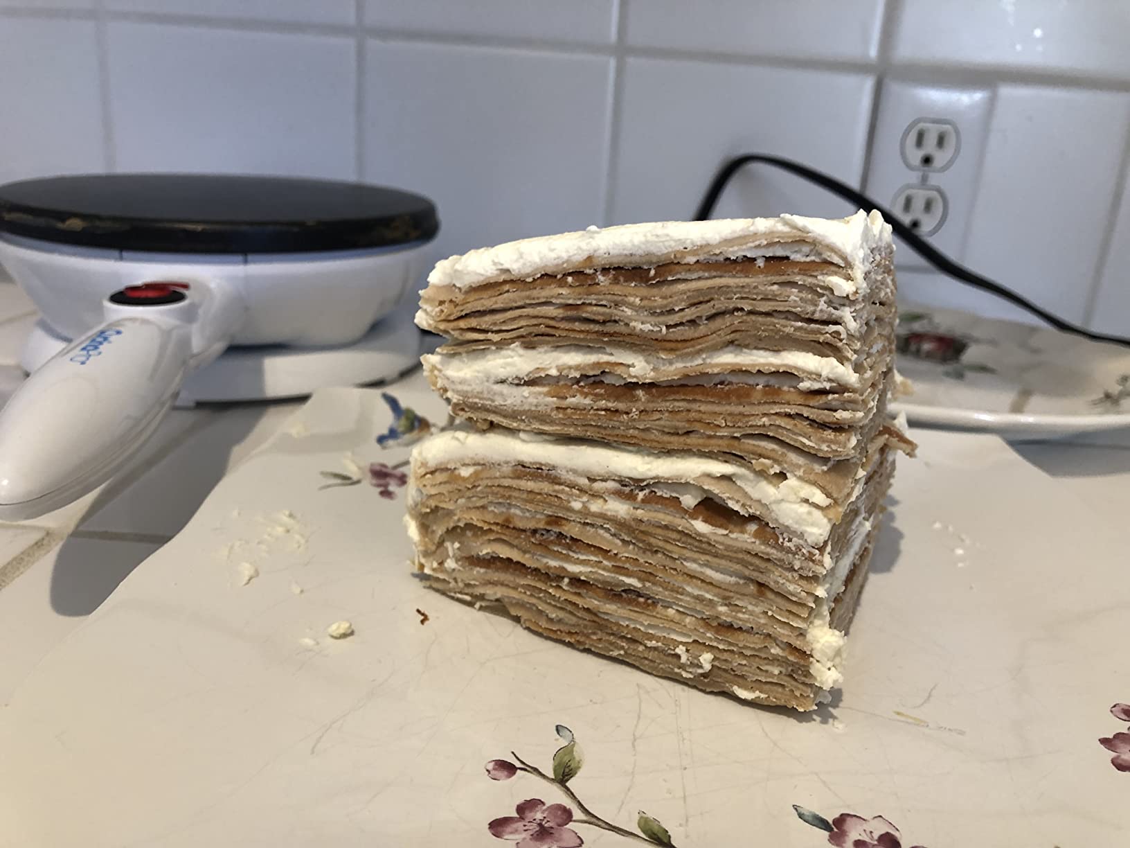 CucinaPro Cordless Crepe Maker, Non-Stick Dipping Plate, Electric Base customer photo 2