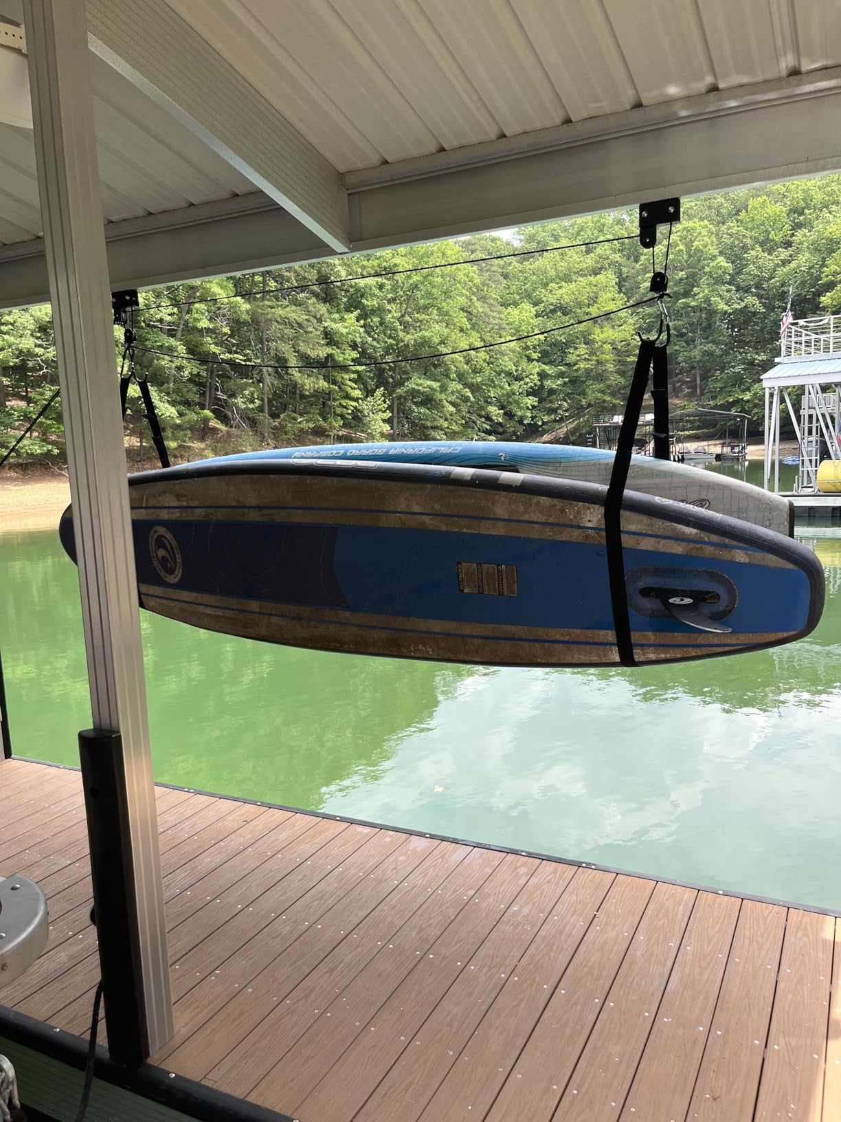 RAD Sportz Kayak Storage Hoist - Overhead Pulley System with 125lb Capacity for Canoes, Bikes, Ladders, and More - for up to 12-Foot Ceilings customer photo 1