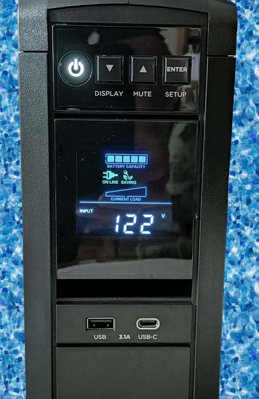 CyberPower CP1500PFCLCD PFC Sinewave UPS Battery Backup and Surge Protector customer photo 1
