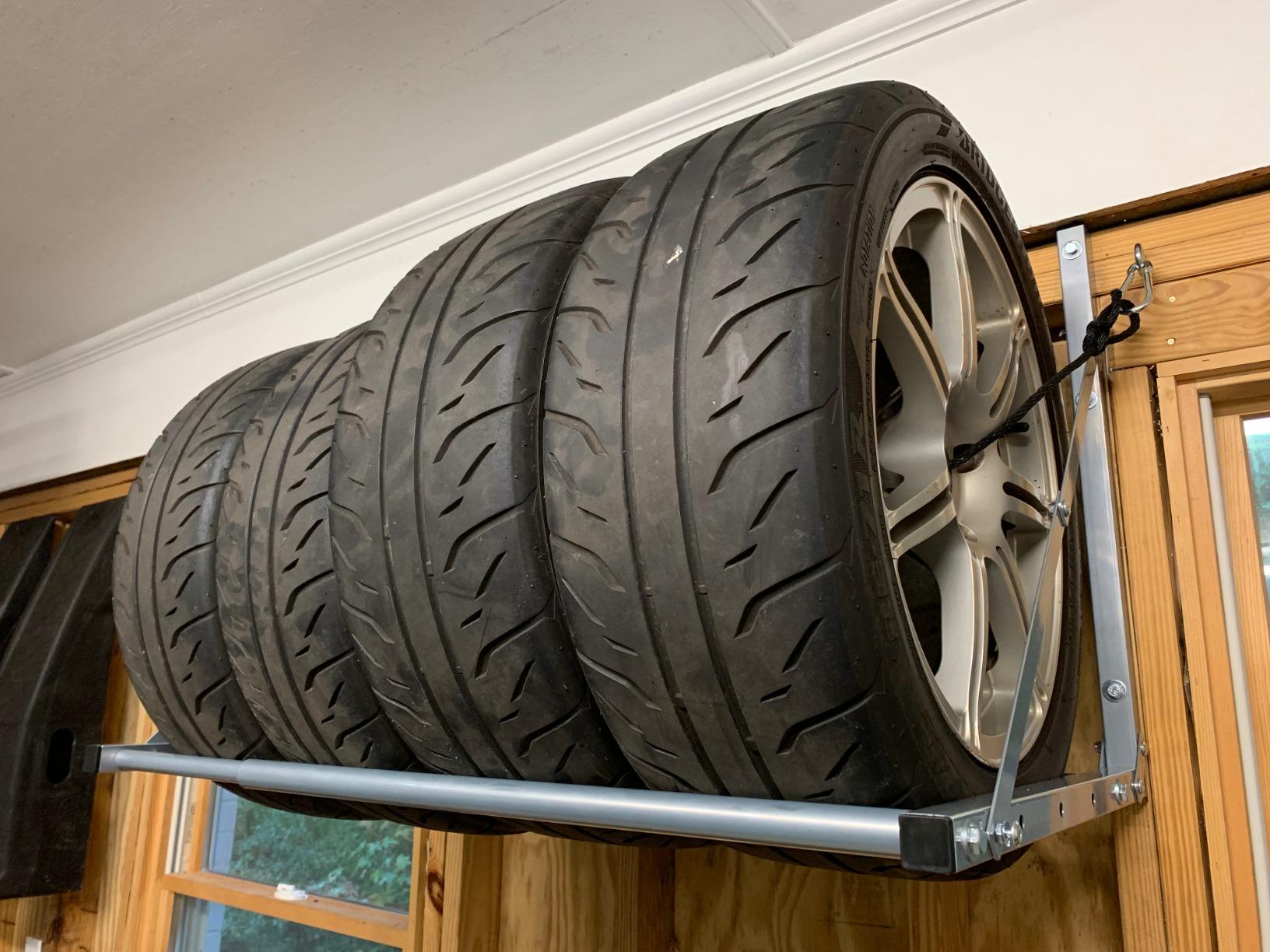 HyLoft Wall-Mounted Folding Tire Storage Loft Rack customer photo 1