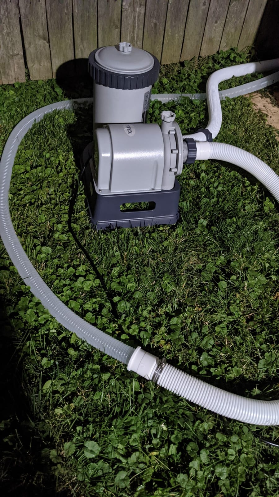 Intex C2500 Krystal Clear Cartridge Filter Pump for Above Ground Pools: 2500 GPH Pump Flow Rate – Improved Circulation and Filtration – Easy Installation – Improved Water Clarity – Easy-to-Clean customer photo 2