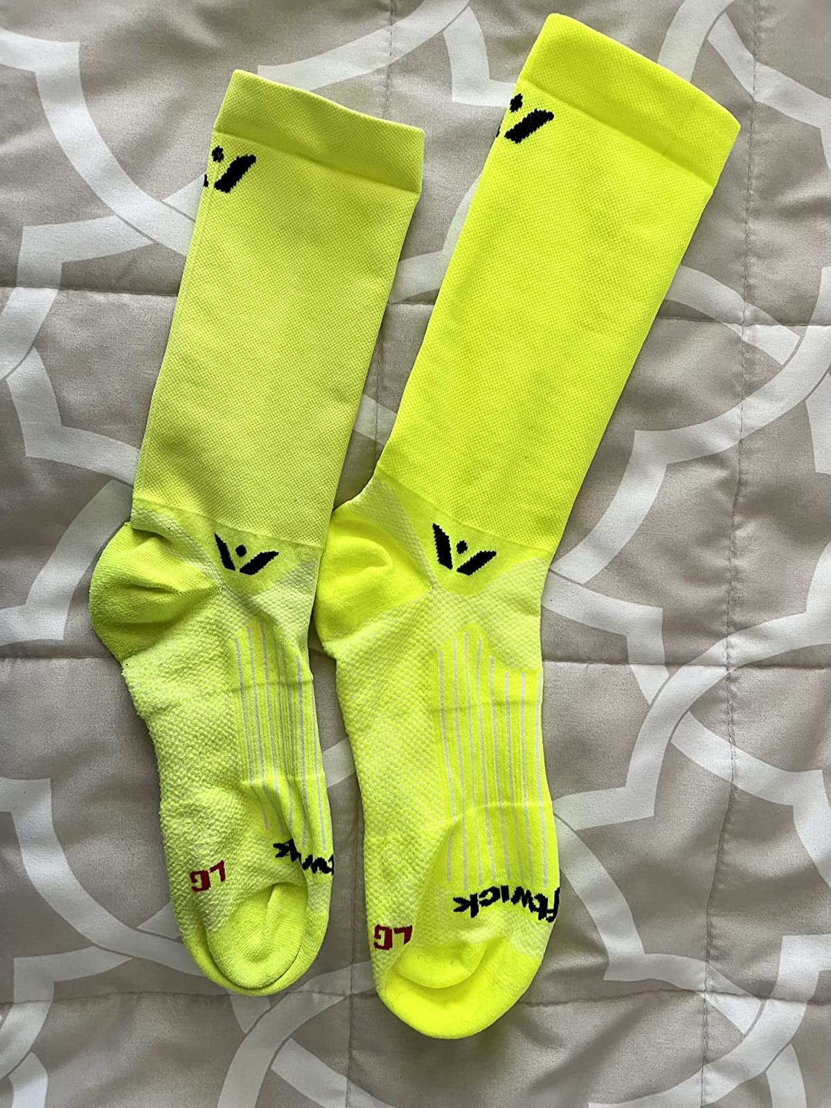 ASPIRE Crew Cycling Socks, Firm Compression Fit, Moisture Wicking customer photo 1