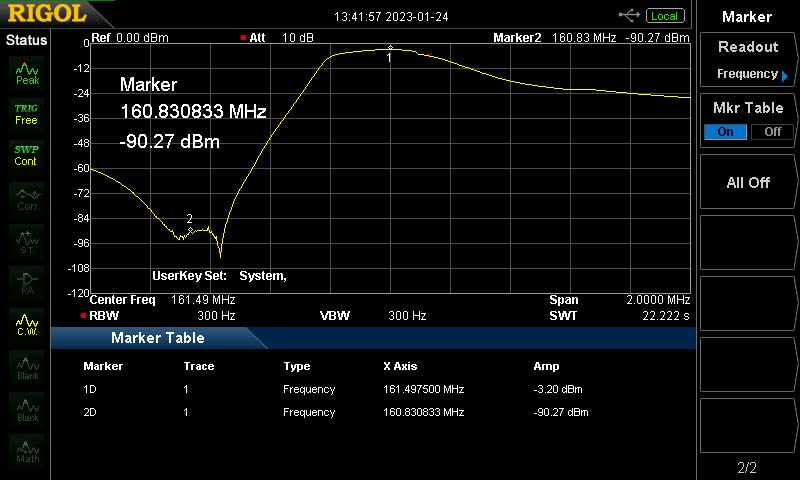 Rigol DSA815-TG Spectrum Analyzer,Swept spectrum analyzer,Frequency Range 9kHz~1.5GHz,Description 10Hz~1MHz,With Tracking Source customer photo 2