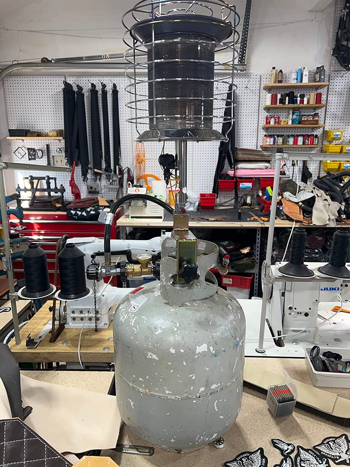 Dura Heat TT-360 Propane(LP) 360 Degree Tank Top Heater, Length: 8.9in, Width: 8.9in, Height: 20.24in,Silver customer photo 1