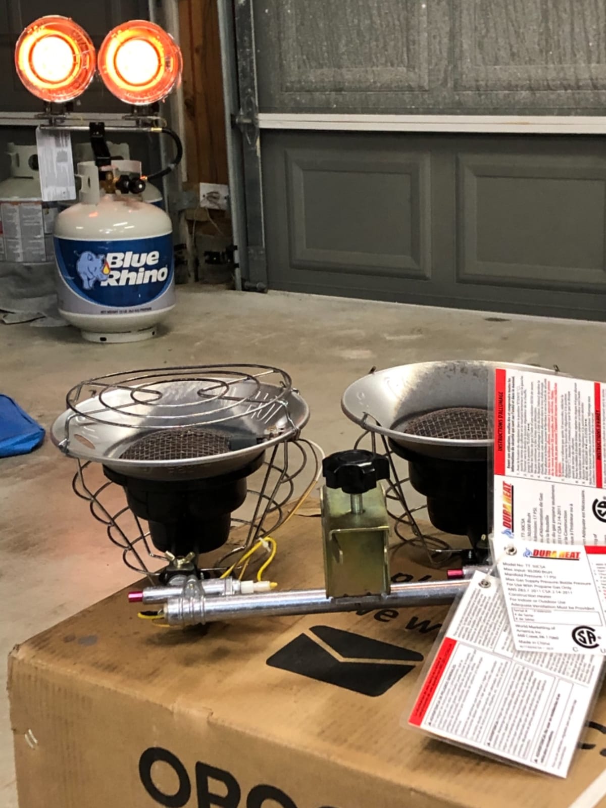 Reddy Heater Double Tank Top Propane Heater, 30000 BTUs, Outdoor - TT-30CSA customer photo 1