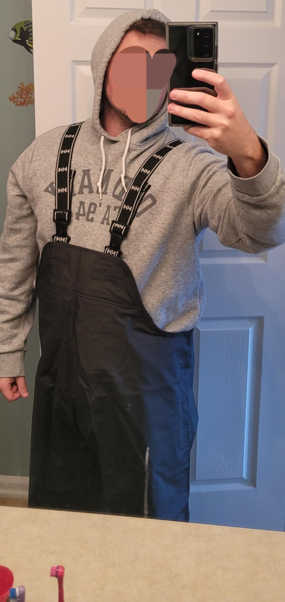 Helly Hansen Mandal Waterproof Bib Overalls for Men, Fishing Pants customer photo 1