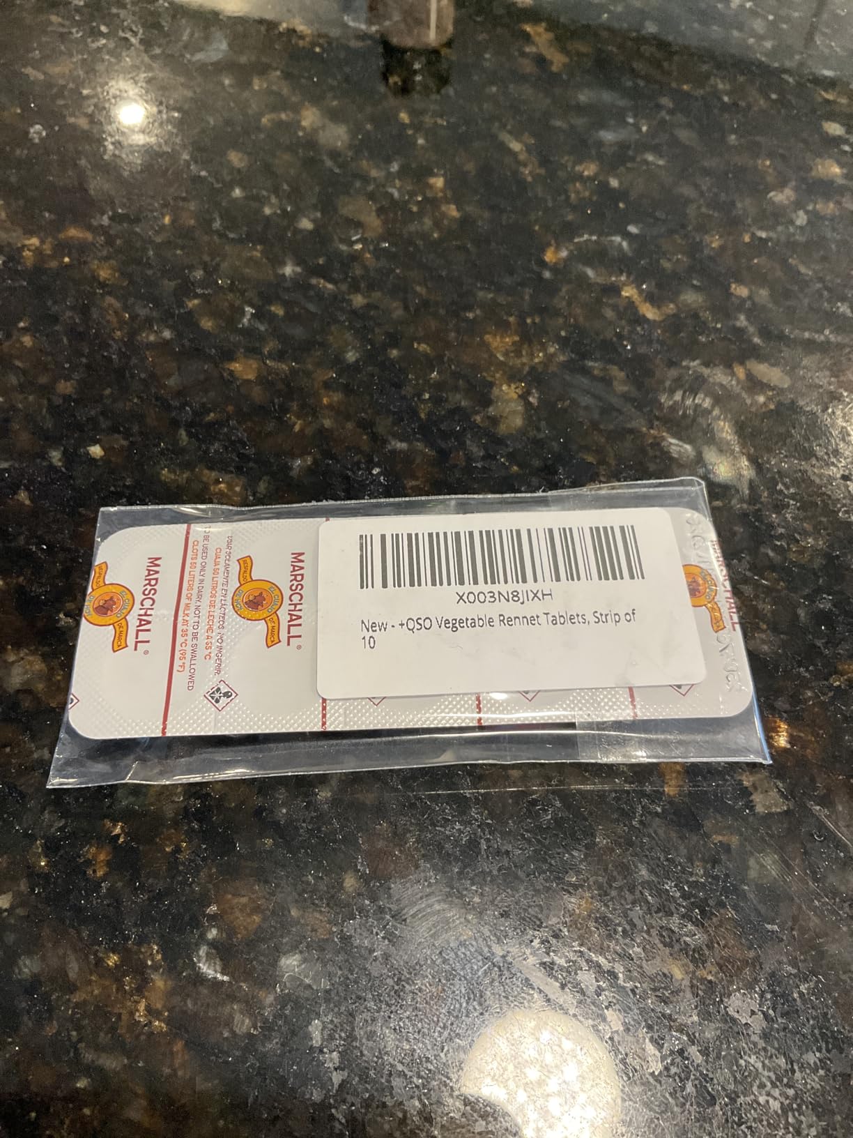 +QSO Vegetable Rennet Tablets, Strip of 10 customer photo 2