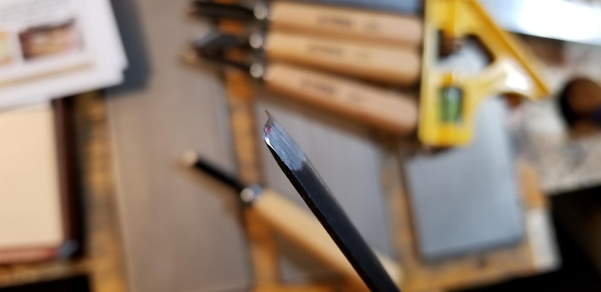 Narex 5 Piece Set Starter Carving Chisels 3 Gouges, V Tool and Double Bevel Skew Chisel 869200 customer photo 1