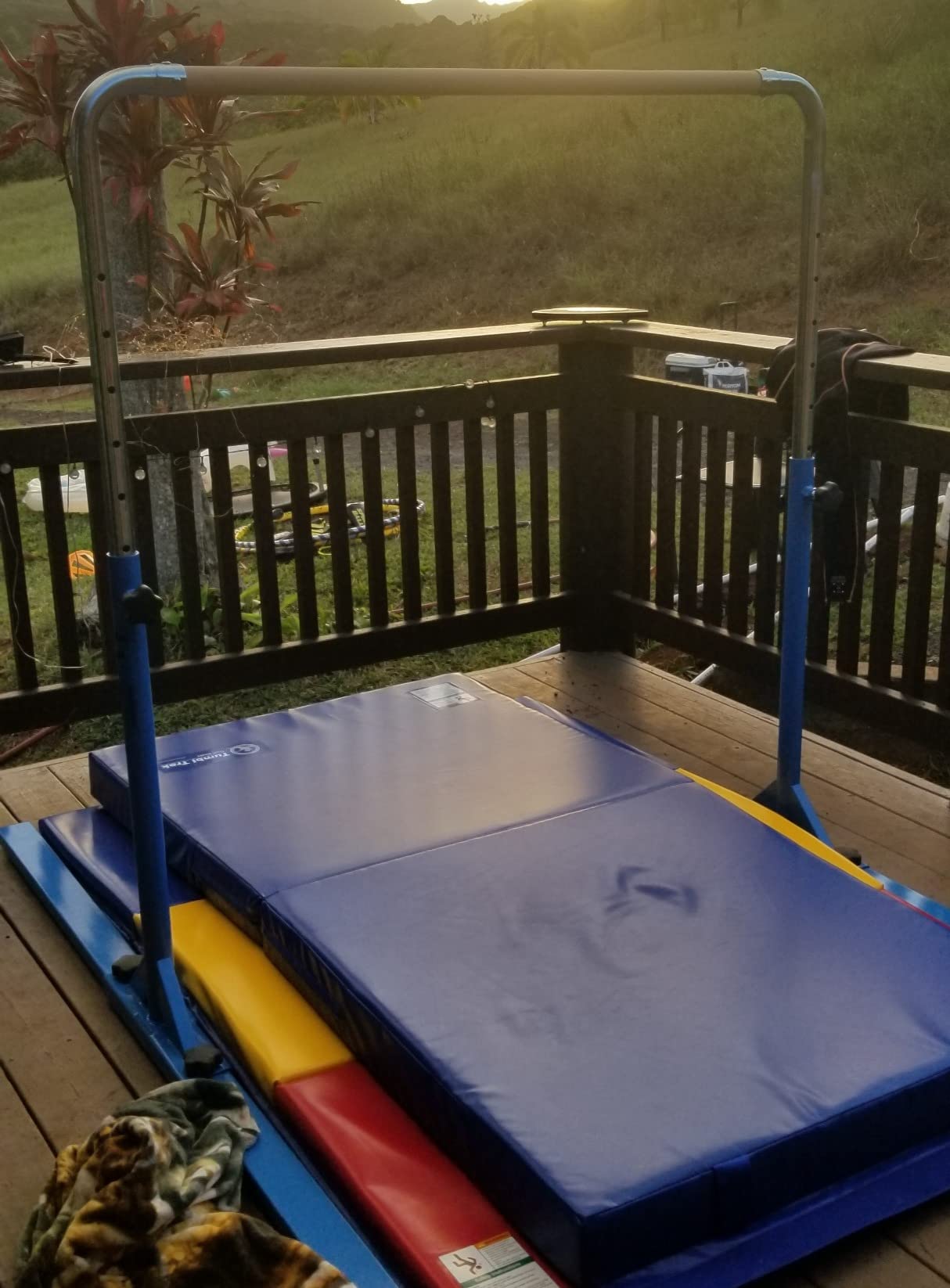Tumbl Trak Jr. Bar PRO Adjustable Height Horizontal Gymnastics Kip Bar for the Gym or Home customer photo 2
