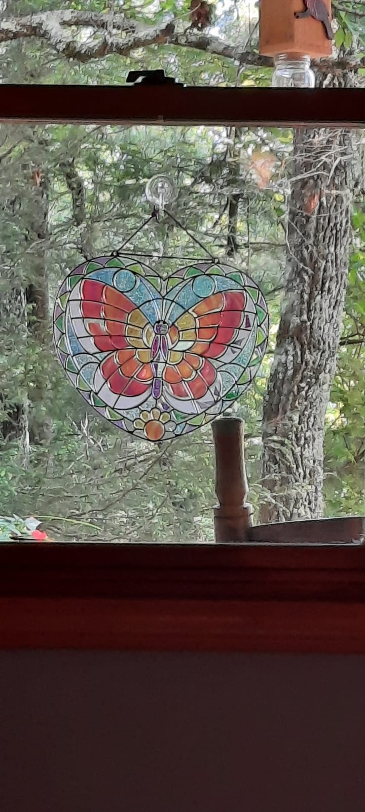 Melissa & Doug Stained Glass Made Easy Activity Kit: Butterfly - 140+ Stickers Kids Sticker Stained Glass Craft Kit; Sun Catchers for Kids Ages 5+ customer photo 2