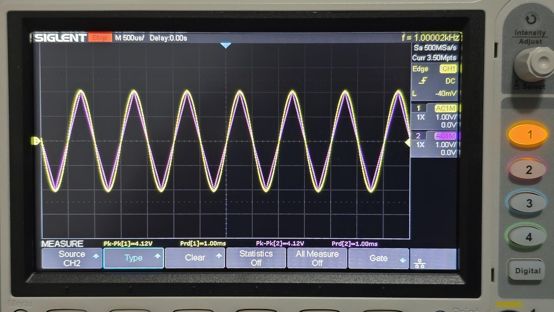 Siglent Technologies SDG2042X Arbitrary Waveform Function-Generators, 40 MHz, Grey customer photo 2