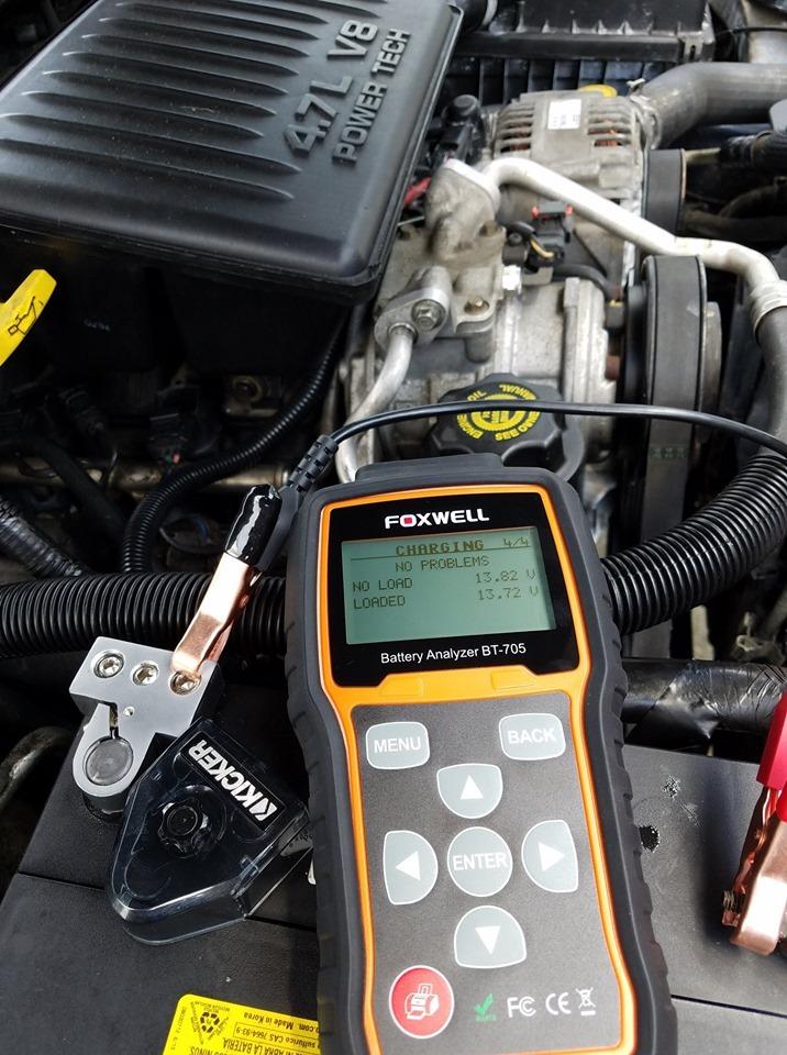 FOXWELL BT705 Car Battery Tester 24V 12V, Alternator and Load Tester customer photo 2