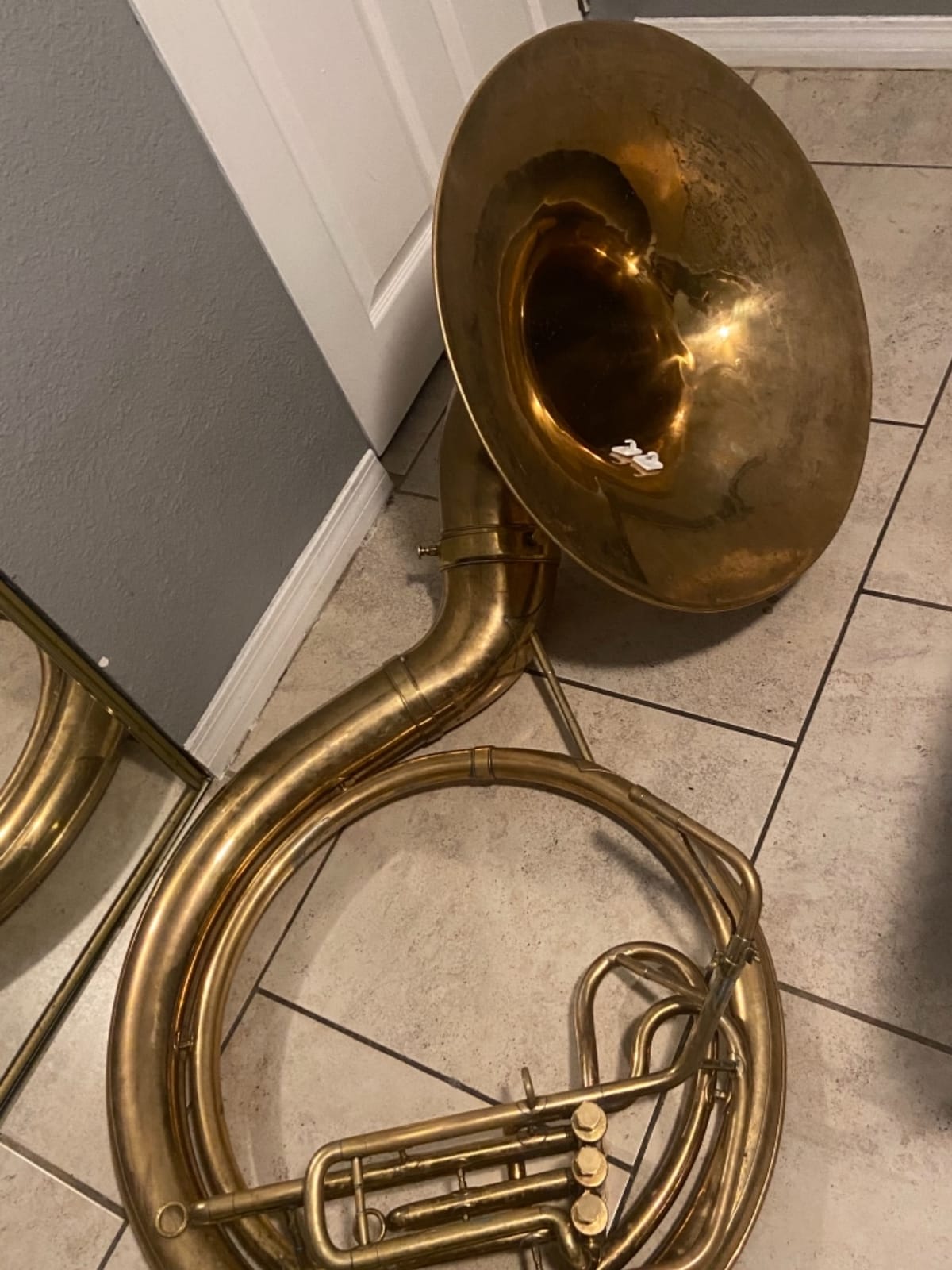 Nautical Mart Sousaphone | Full Brass | BB Key | Includes Mouthpiece & Case | Affordable & Fun for Beginners | Gold, Yellow Finishes Musical Instrument customer photo 2