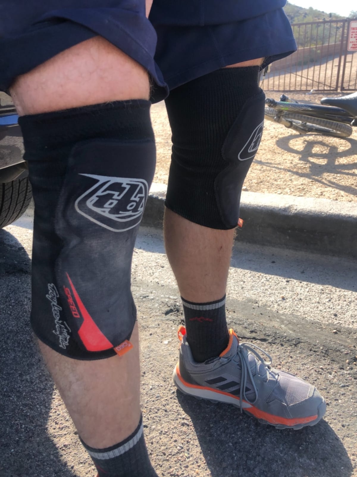 Troy Lee Designs Speed Knee Sleeve (1 Pair), Compression Knee Brace for Men and Women, BMX Body Armor, X-Large / XX-Large, 4mm, Black customer photo 2