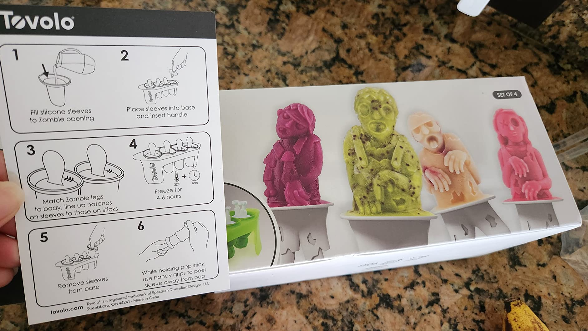 Tovolo, Freezer Pop Molds Dinos Set 4, 1 Count customer photo 1