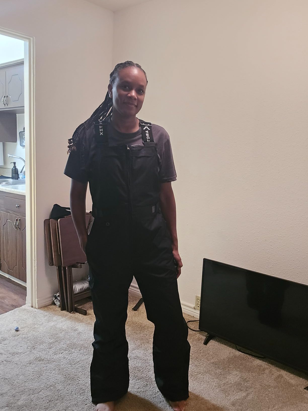 Arctix Men's Avalanche Athletic Fit Insulated Bib Overalls, Black, M/32in customer photo 1
