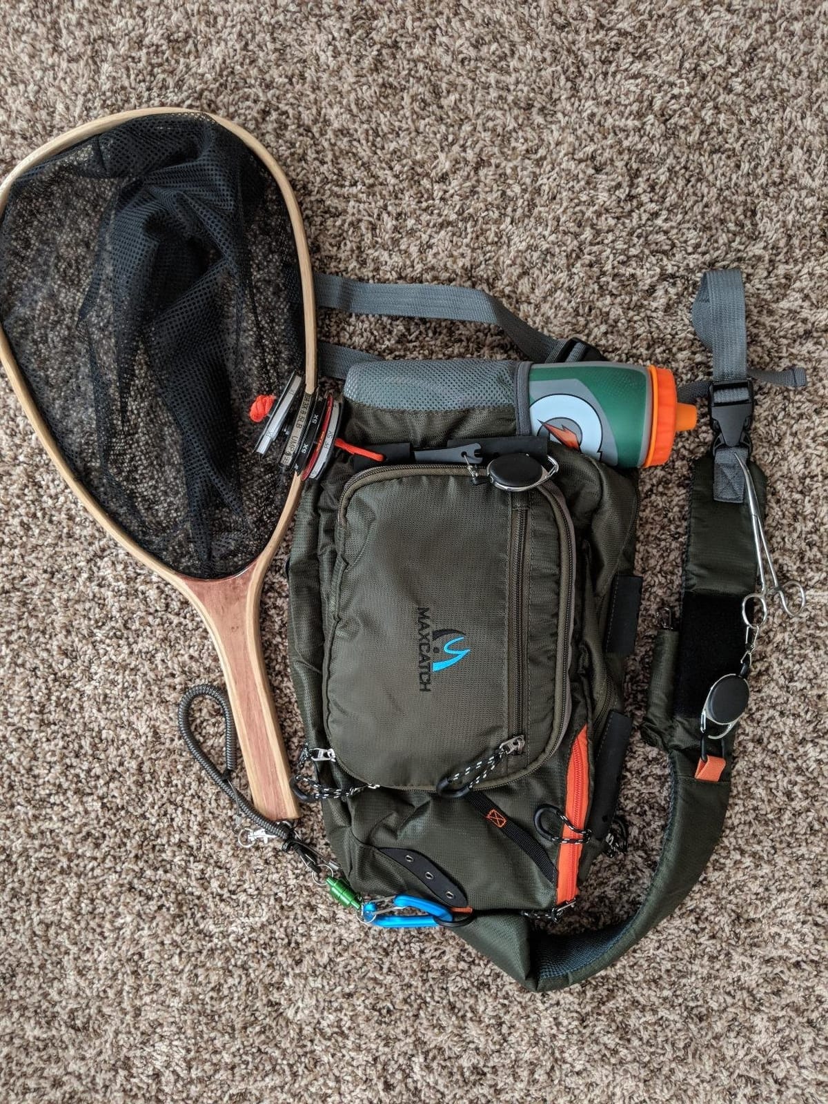 M MAXIMUMCATCH Maxcatch Fly Fishing Sling Pack Tackle Storage Shoulder Bag for Outdoor Fishing Hiking Hunting customer photo 2